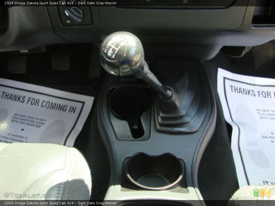 Dark Slate Gray Interior Transmission for the 2004 Dodge Dakota Sport Quad Cab 4x4 #50722867