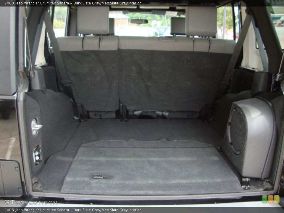 Dark Slate Gray/Med Slate Gray Interior Trunk for the 2008 Jeep Wrangler Unlimited Sahara #50722954