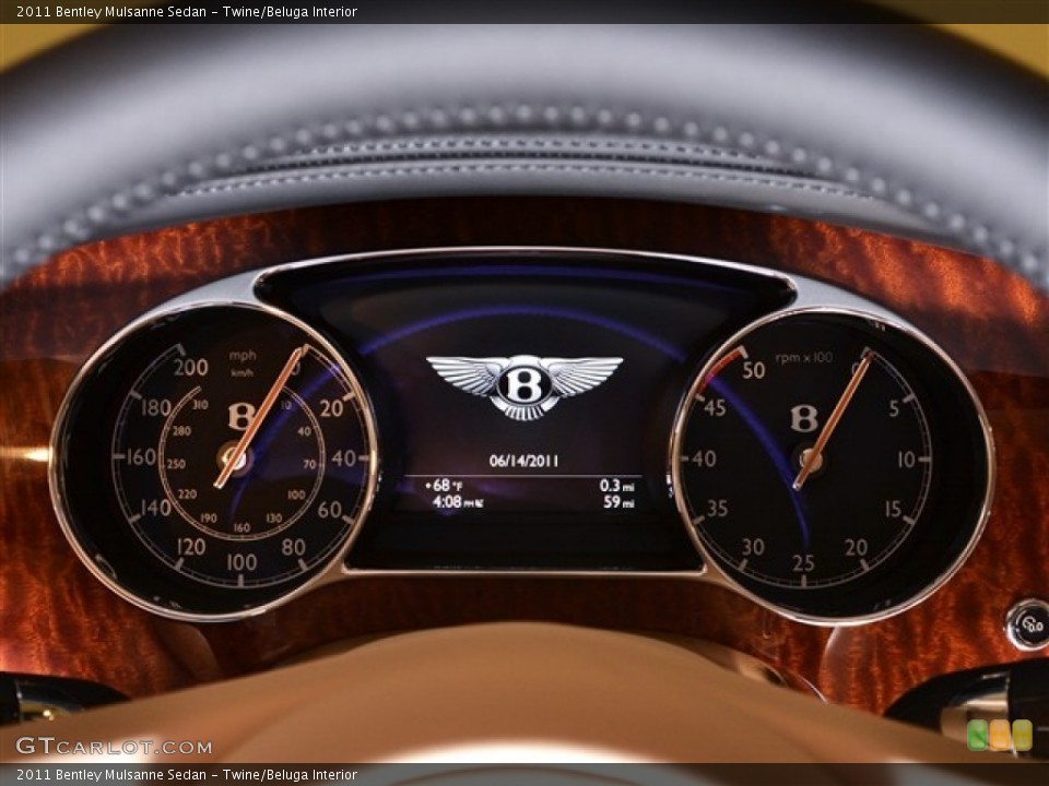Twine/Beluga Interior Gauges for the 2011 Bentley Mulsanne Sedan #50724946