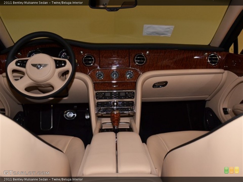 Twine/Beluga Interior Dashboard for the 2011 Bentley Mulsanne Sedan #50725020