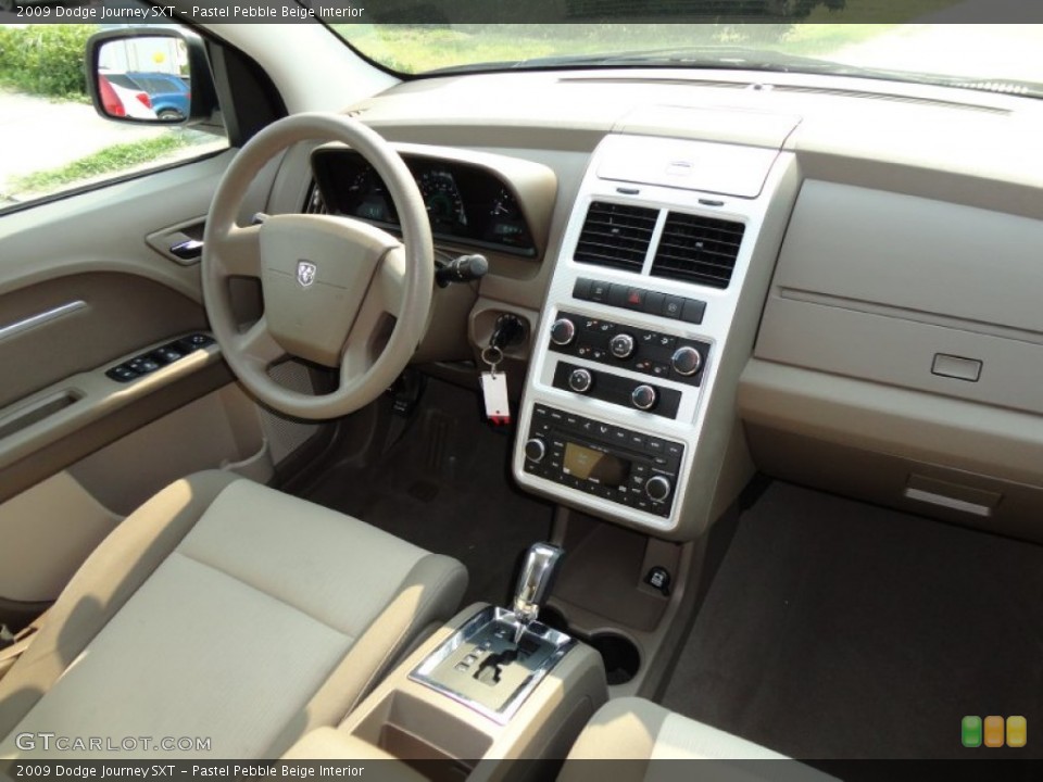 Pastel Pebble Beige Interior Dashboard for the 2009 Dodge Journey SXT #50725113
