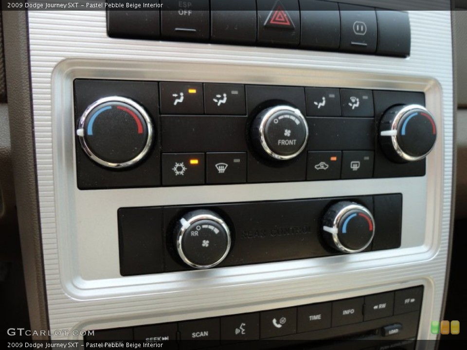Pastel Pebble Beige Interior Controls for the 2009 Dodge Journey SXT #50725320