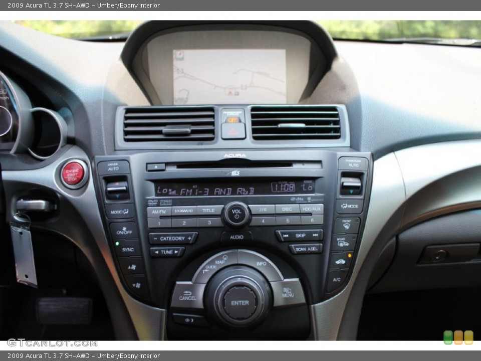 Umber/Ebony Interior Controls for the 2009 Acura TL 3.7 SH-AWD #50726244