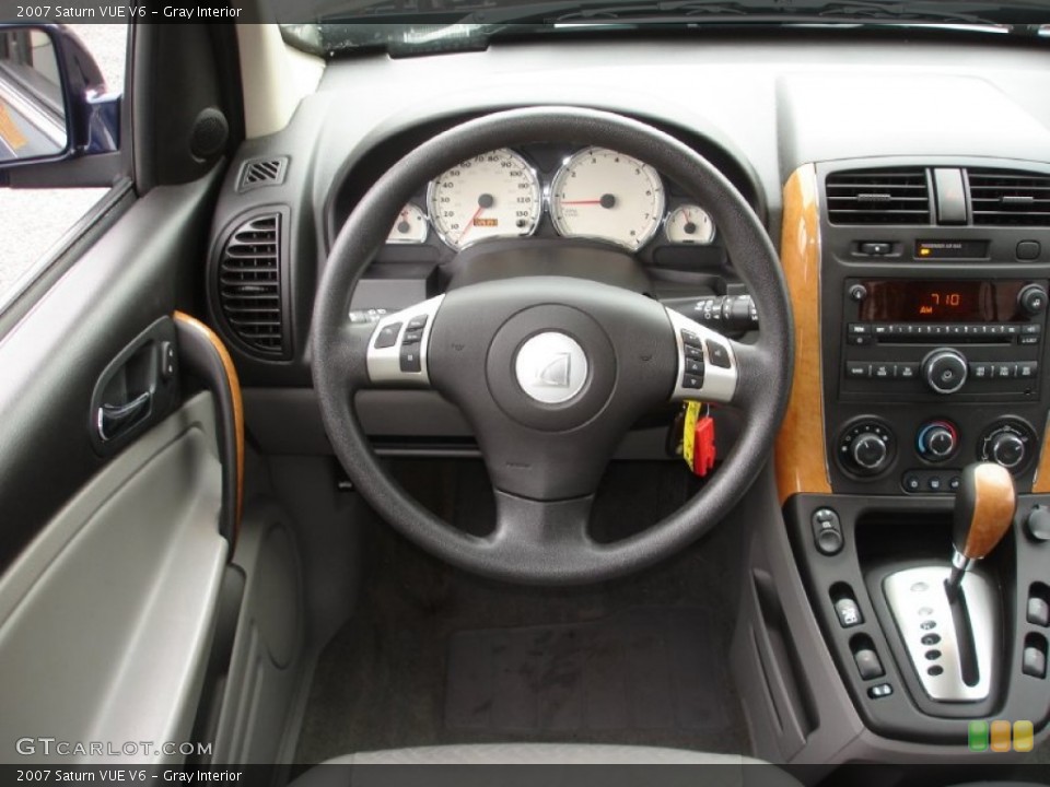 Gray Interior Steering Wheel for the 2007 Saturn VUE V6 #50727399