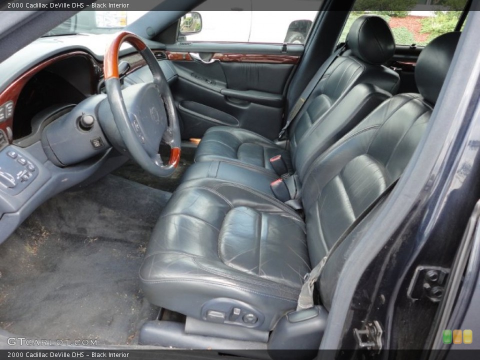 Black Interior Photo for the 2000 Cadillac DeVille DHS #50727747