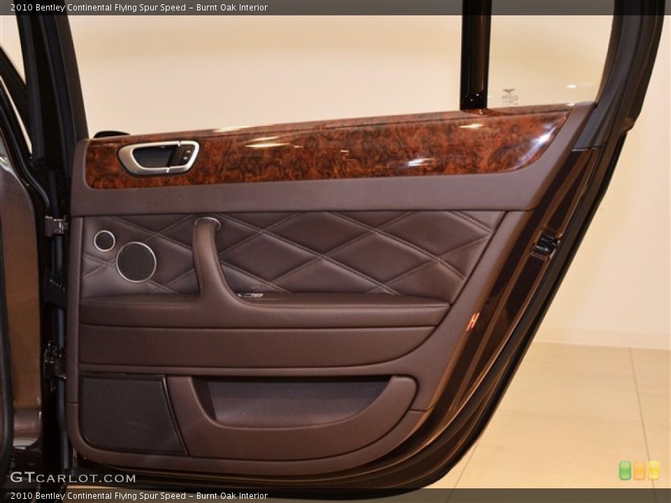 Burnt Oak Interior Door Panel for the 2010 Bentley Continental Flying Spur Speed #50732229