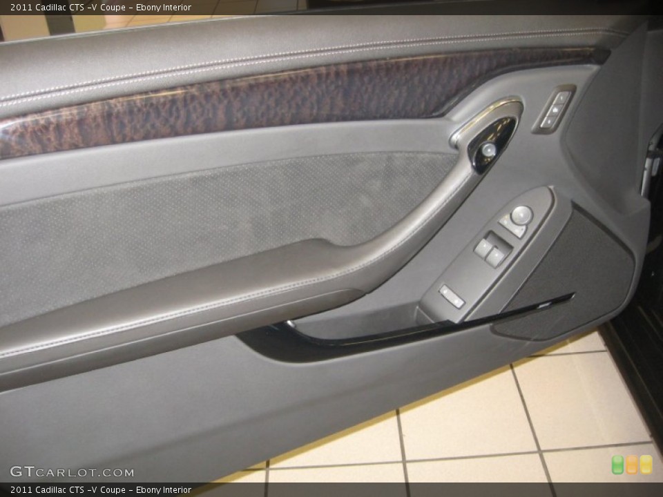 Ebony Interior Door Panel for the 2011 Cadillac CTS -V Coupe #50733132