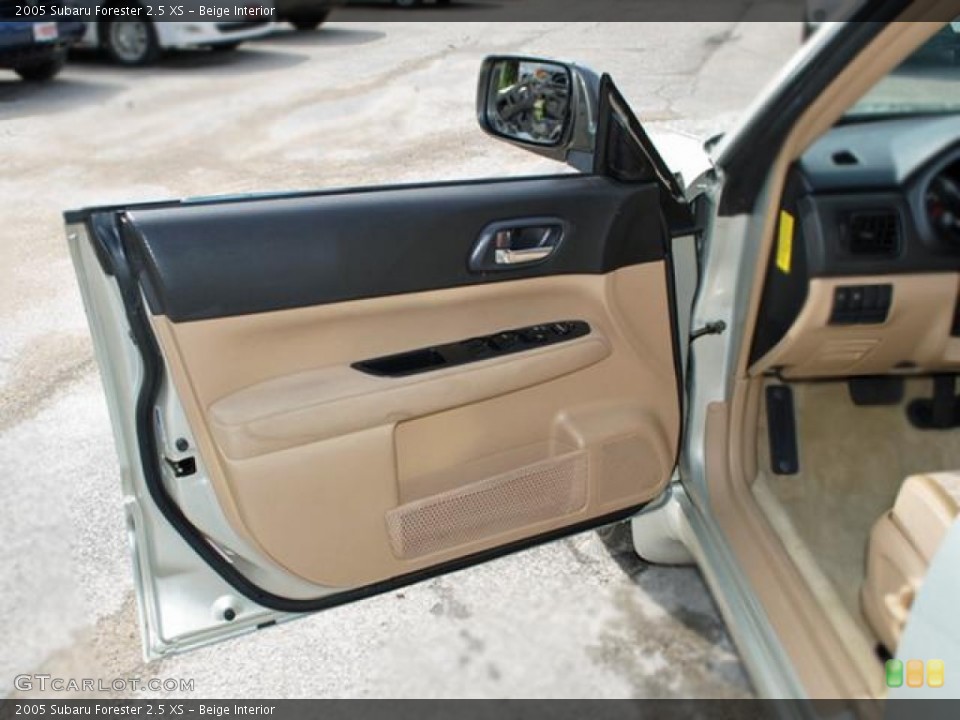 Beige Interior Door Panel for the 2005 Subaru Forester 2.5 XS #50734062