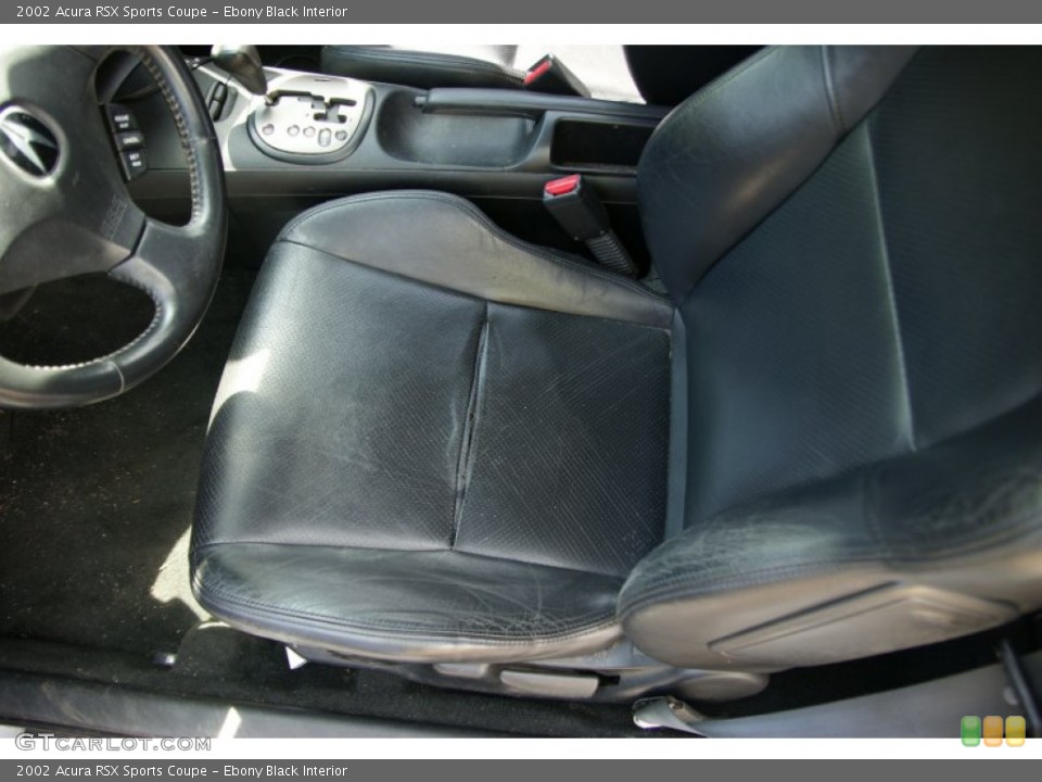 Ebony Black Interior Photo for the 2002 Acura RSX Sports Coupe #50734185