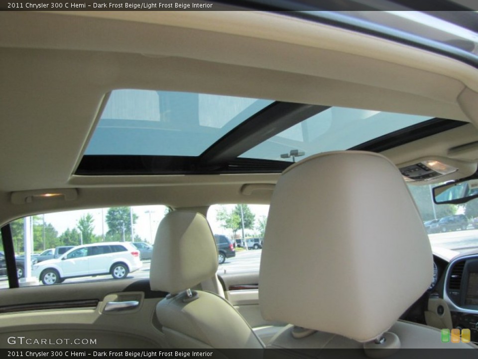 Dark Frost Beige/Light Frost Beige Interior Sunroof for the 2011 Chrysler 300 C Hemi #50734659