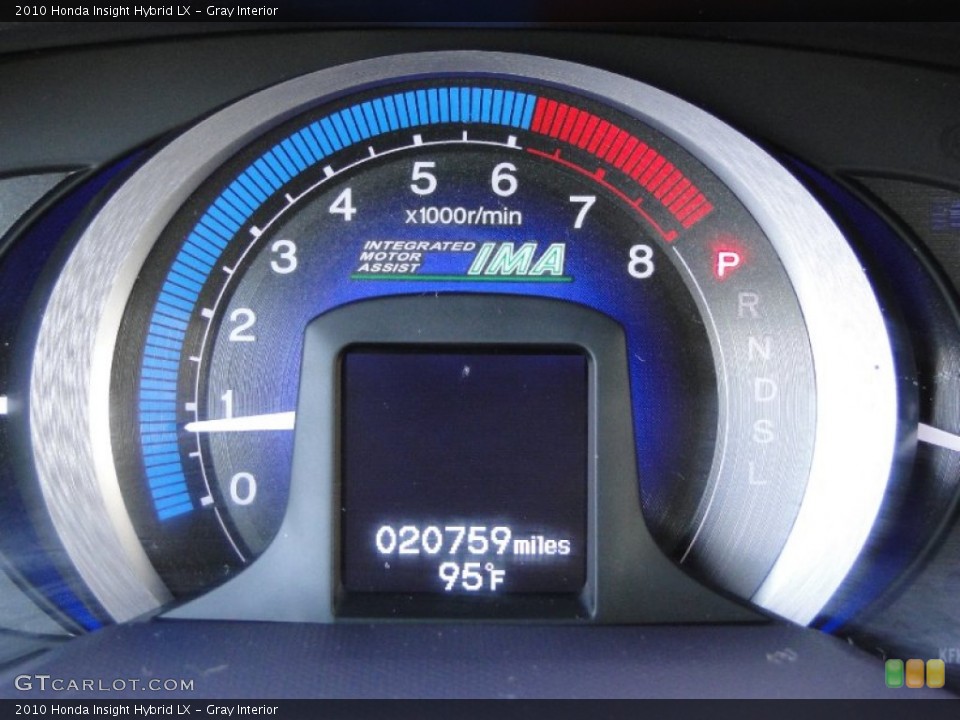 Gray Interior Gauges for the 2010 Honda Insight Hybrid LX #50735034