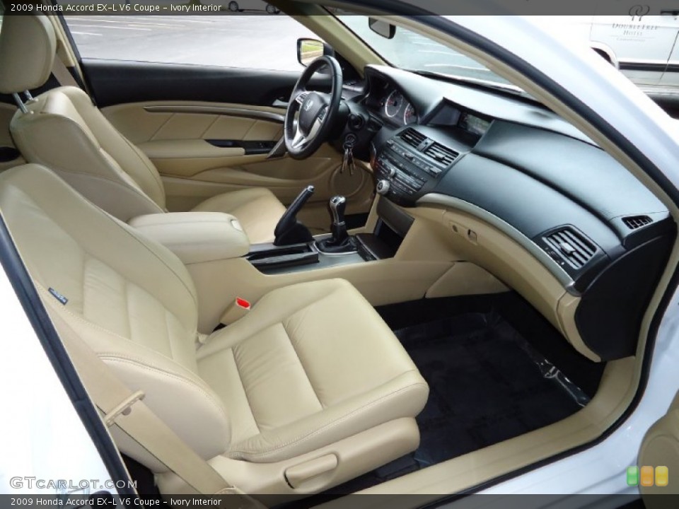 Ivory Interior Photo for the 2009 Honda Accord EX-L V6 Coupe #50735499