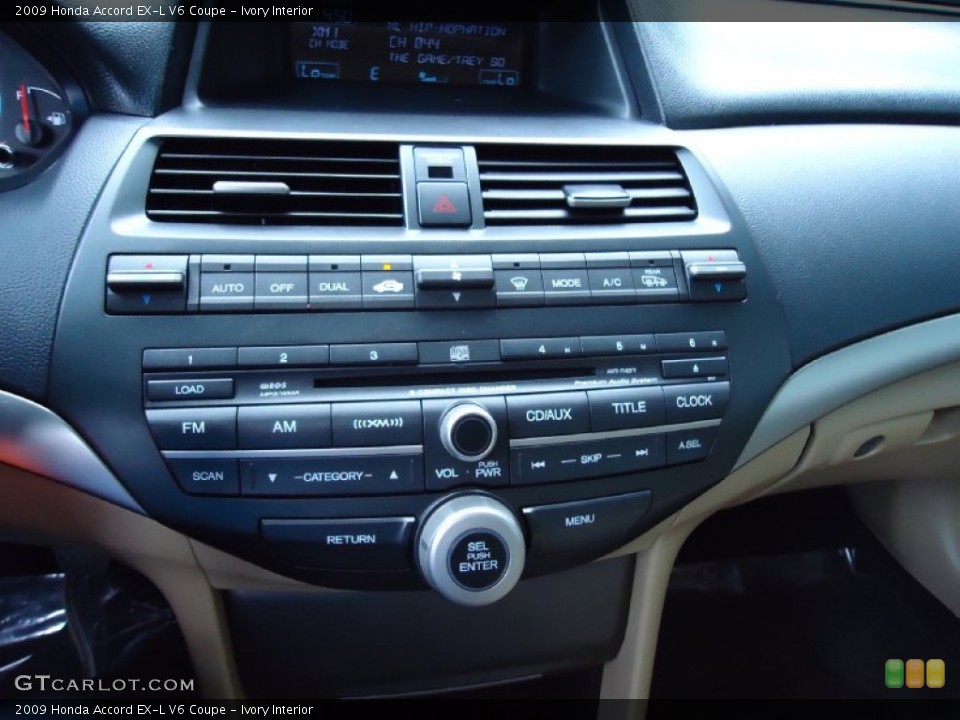 Ivory Interior Controls for the 2009 Honda Accord EX-L V6 Coupe #50735610