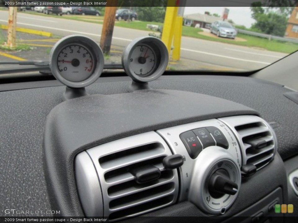 Design Black Interior Gauges for the 2009 Smart fortwo passion coupe #50736615