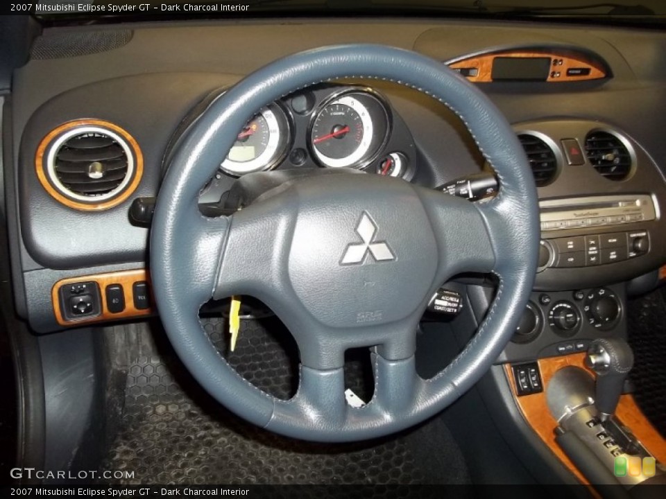 Dark Charcoal Interior Steering Wheel for the 2007 Mitsubishi Eclipse Spyder GT #50736906