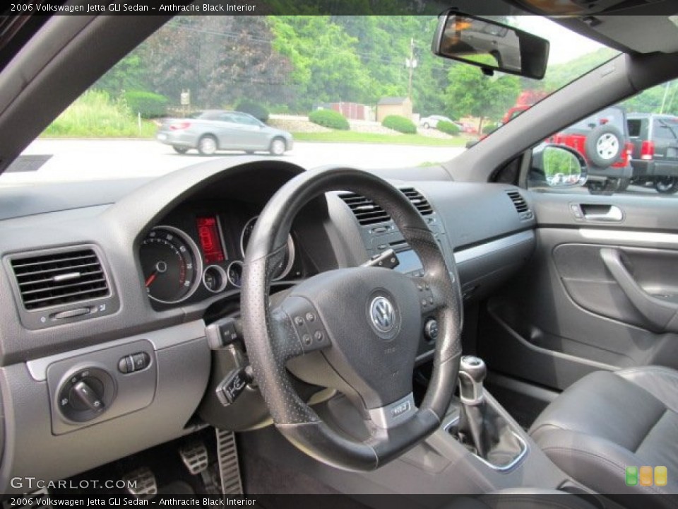 Anthracite Black Interior Dashboard for the 2006 Volkswagen Jetta GLI Sedan #50737224