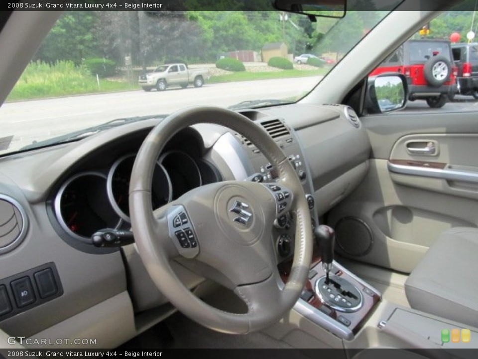 Beige Interior Photo for the 2008 Suzuki Grand Vitara Luxury 4x4 #50737617