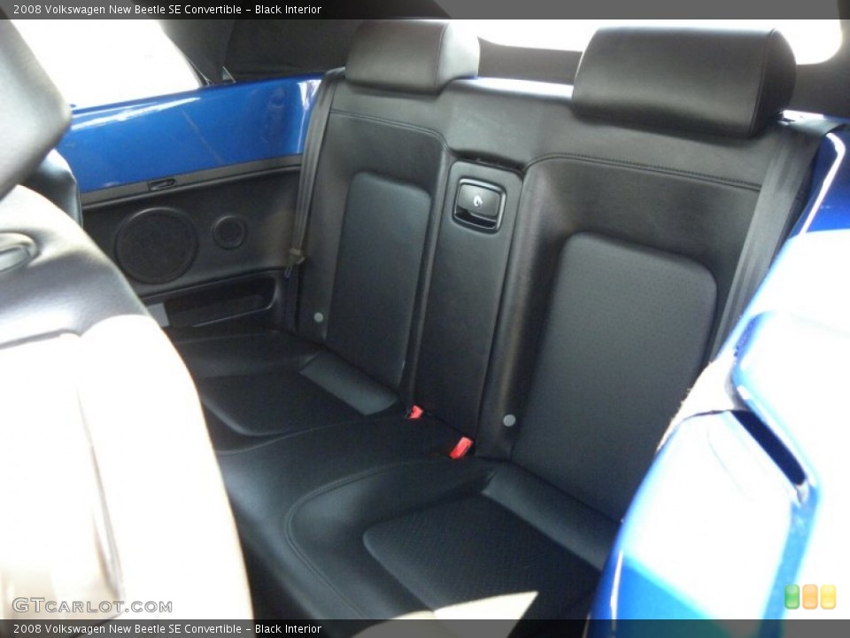 Black Interior Photo for the 2008 Volkswagen New Beetle SE Convertible #50737620