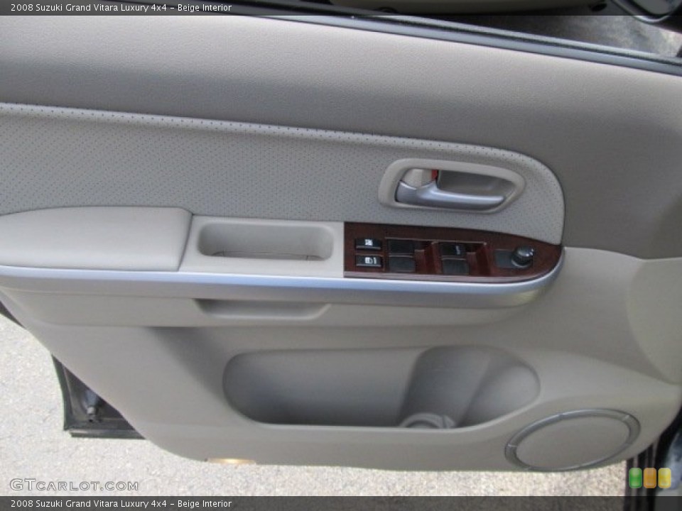 Beige Interior Door Panel for the 2008 Suzuki Grand Vitara Luxury 4x4 #50737647