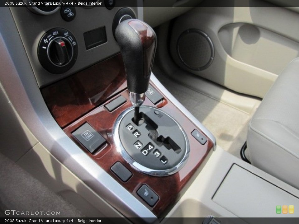 Beige Interior Transmission for the 2008 Suzuki Grand Vitara Luxury 4x4 #50737656