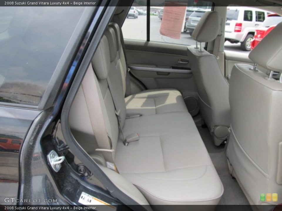 Beige Interior Photo for the 2008 Suzuki Grand Vitara Luxury 4x4 #50737686