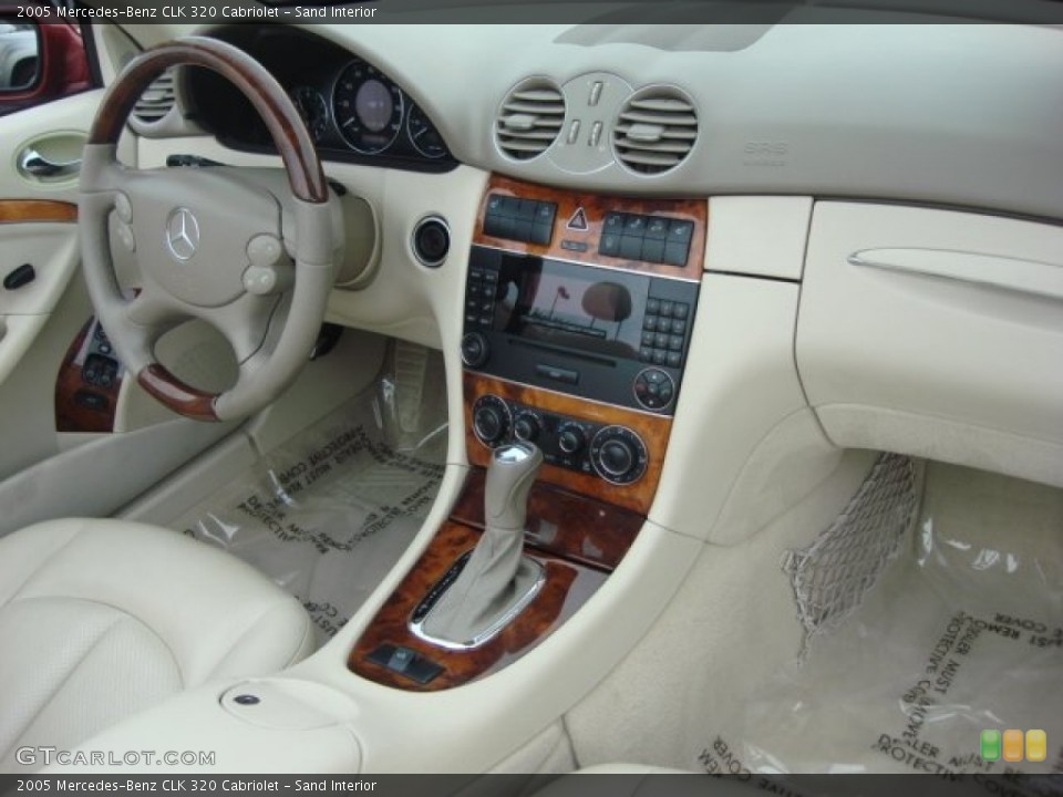 Sand Interior Dashboard for the 2005 Mercedes-Benz CLK 320 Cabriolet #50742324