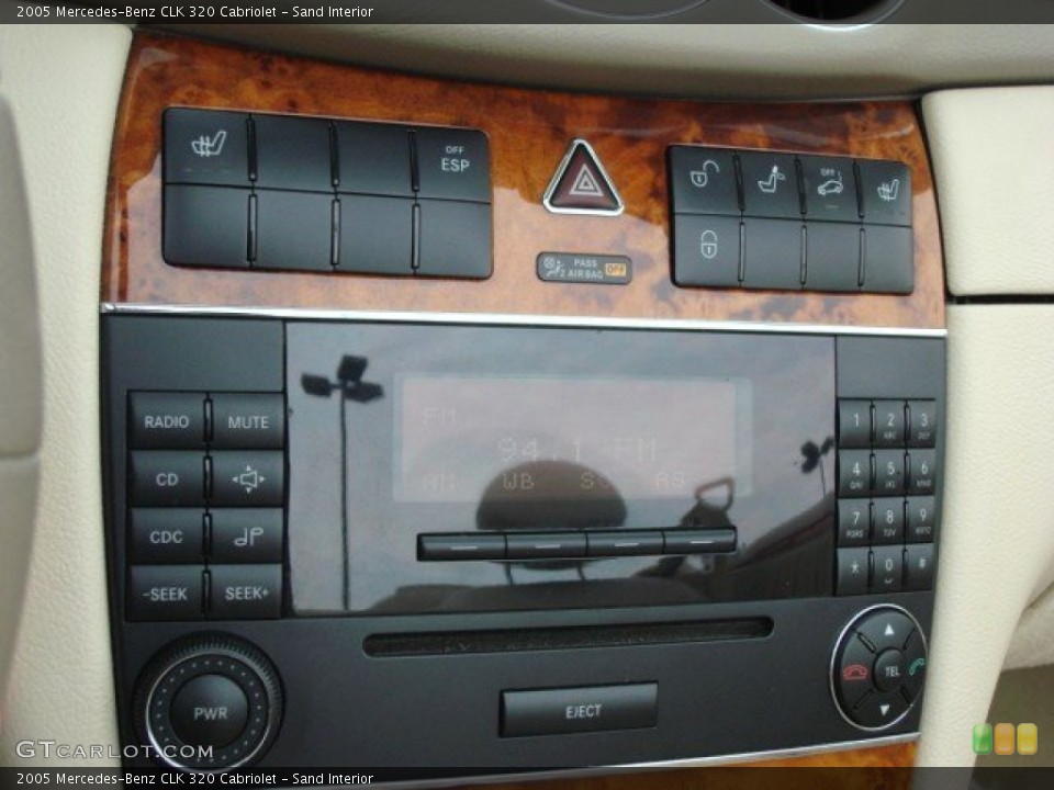 Sand Interior Controls for the 2005 Mercedes-Benz CLK 320 Cabriolet #50742366