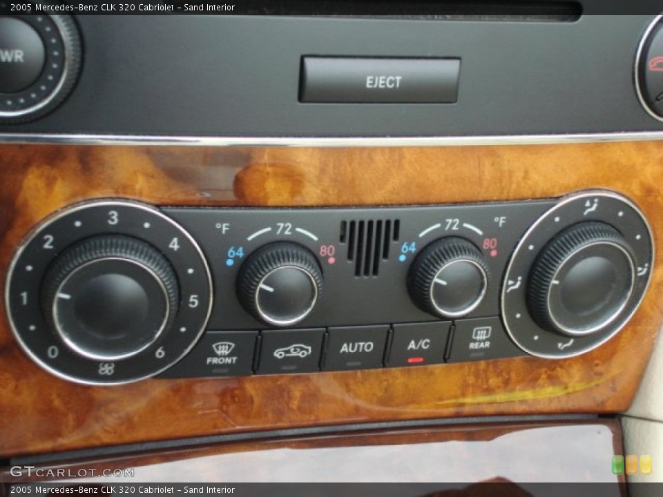 Sand Interior Controls for the 2005 Mercedes-Benz CLK 320 Cabriolet #50742381