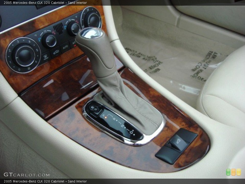 Sand Interior Transmission for the 2005 Mercedes-Benz CLK 320 Cabriolet #50742396