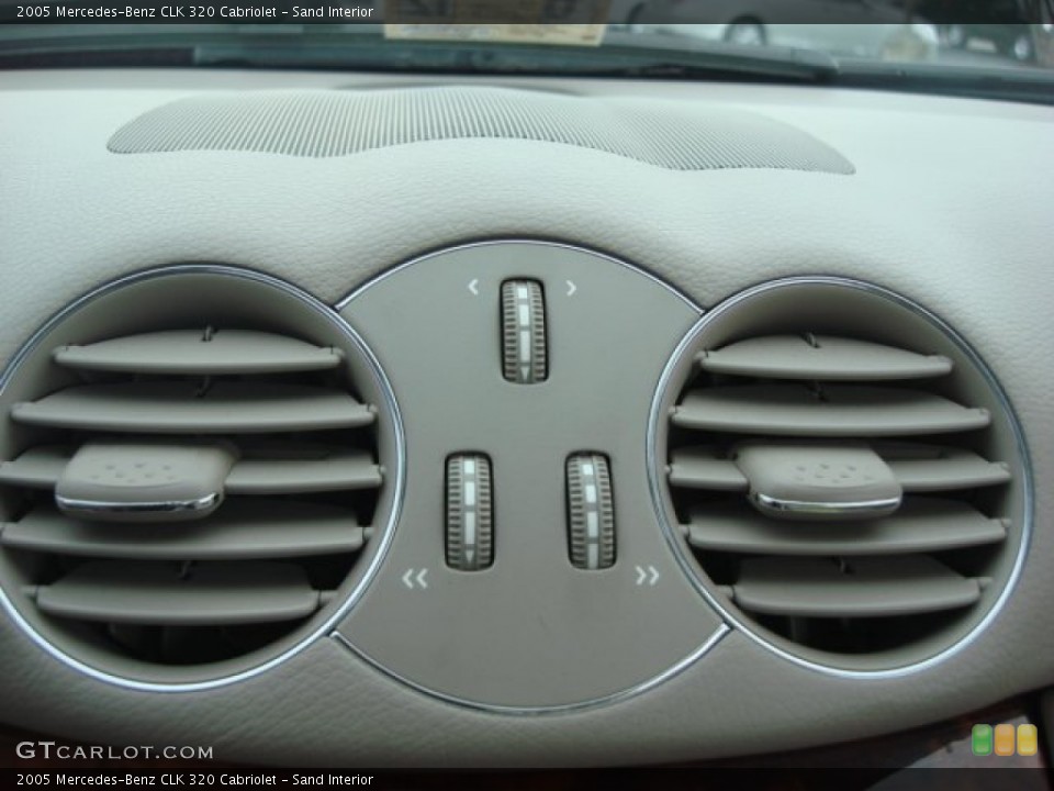 Sand Interior Controls for the 2005 Mercedes-Benz CLK 320 Cabriolet #50742444