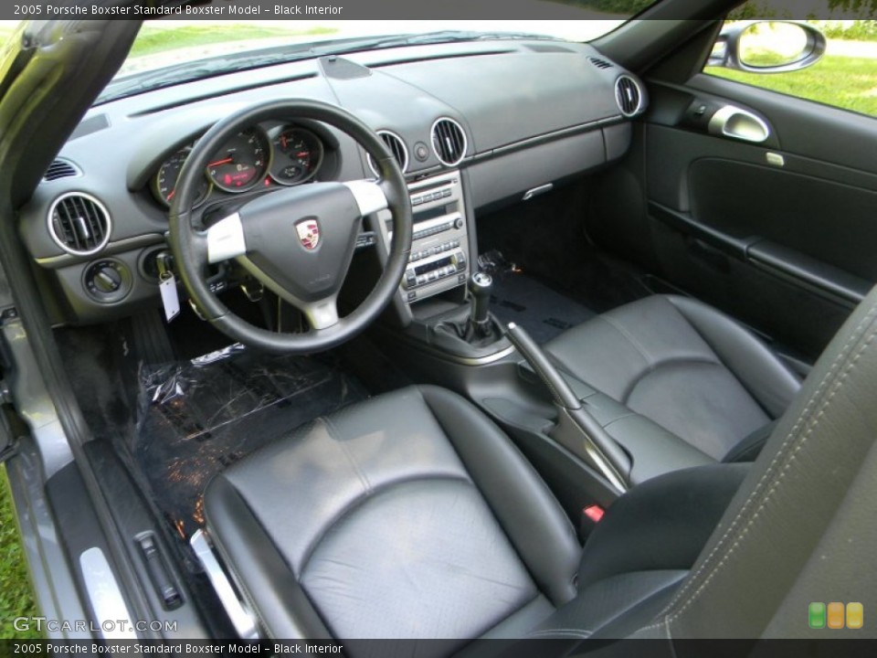 Black Interior Prime Interior for the 2005 Porsche Boxster  #50742669