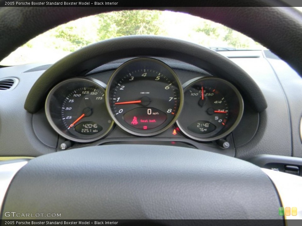 Black Interior Gauges for the 2005 Porsche Boxster  #50742708