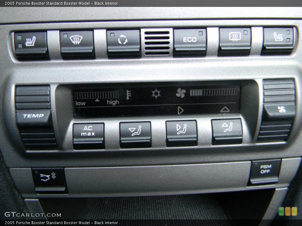 Black Interior Controls for the 2005 Porsche Boxster  #50742768