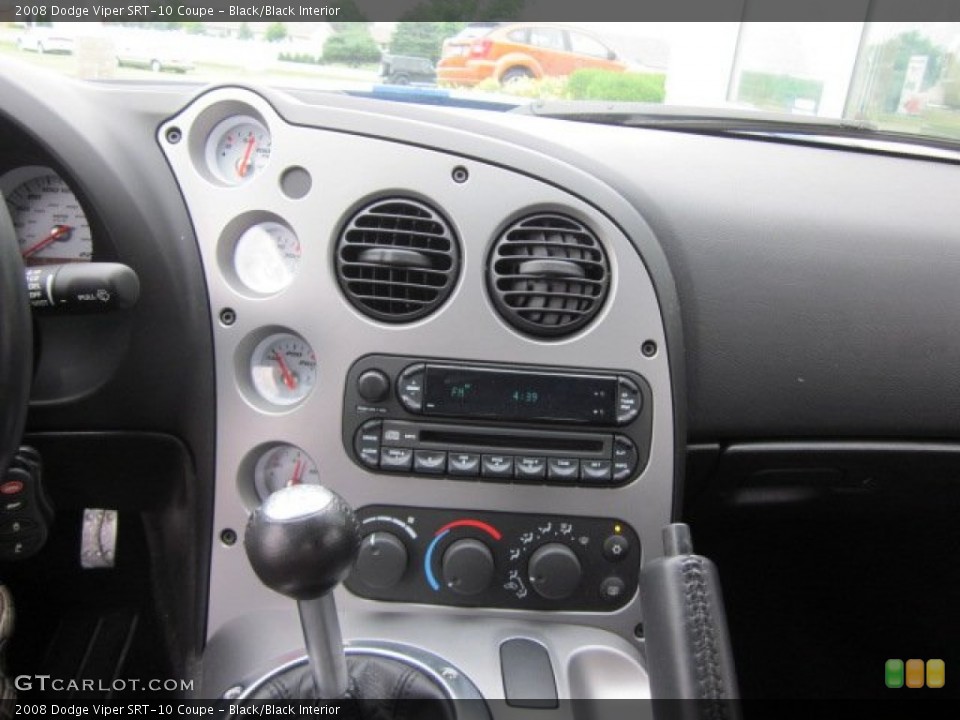 Black/Black Interior Controls for the 2008 Dodge Viper SRT-10 Coupe #50743006