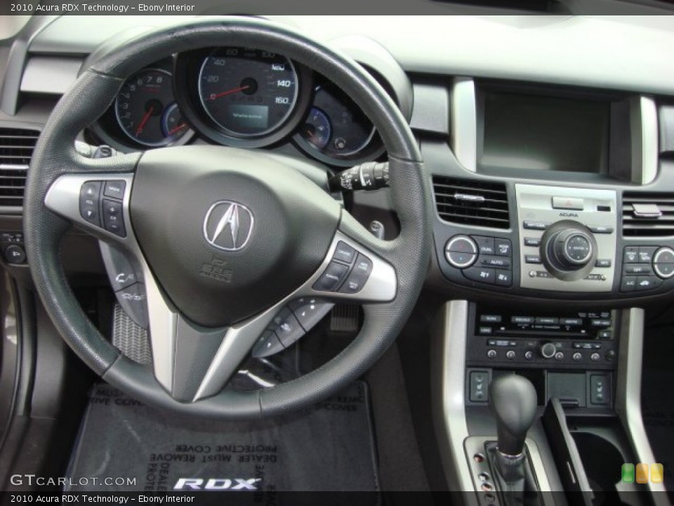 Ebony Interior Dashboard for the 2010 Acura RDX Technology #50743164