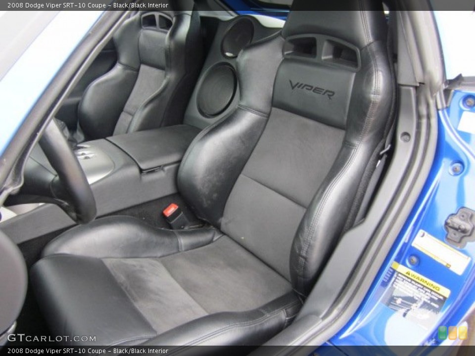 Black/Black Interior Photo for the 2008 Dodge Viper SRT-10 Coupe #50743362
