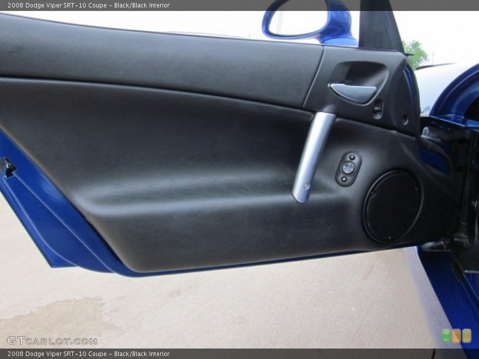 Black/Black Interior Door Panel for the 2008 Dodge Viper SRT-10 Coupe #50743377