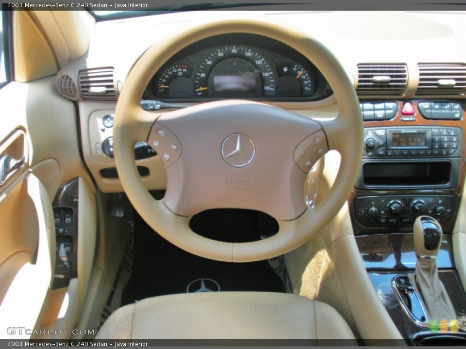 Java Interior Steering Wheel for the 2003 Mercedes-Benz C 240 Sedan #50743929