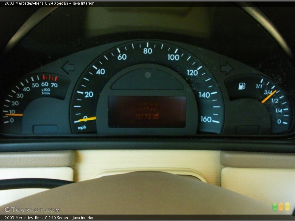 Java Interior Gauges for the 2003 Mercedes-Benz C 240 Sedan #50743944