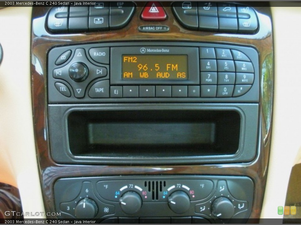 Java Interior Controls for the 2003 Mercedes-Benz C 240 Sedan #50743968