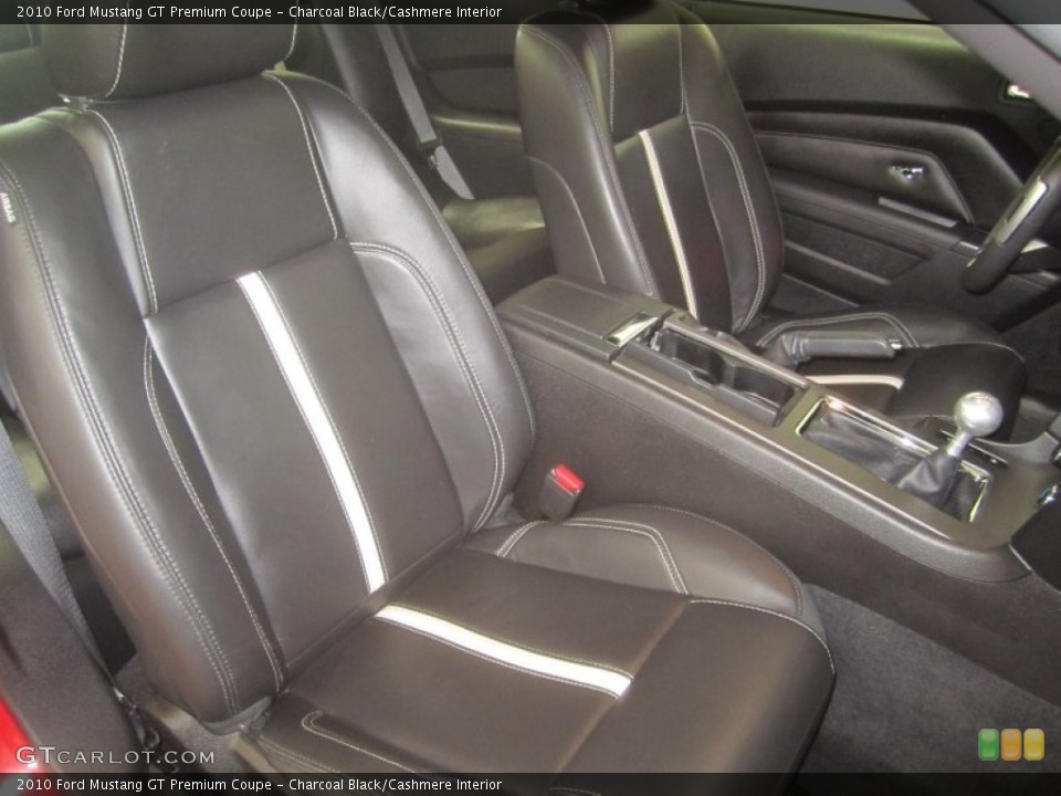 Charcoal Black/Cashmere Interior Photo for the 2010 Ford Mustang GT Premium Coupe #50746608