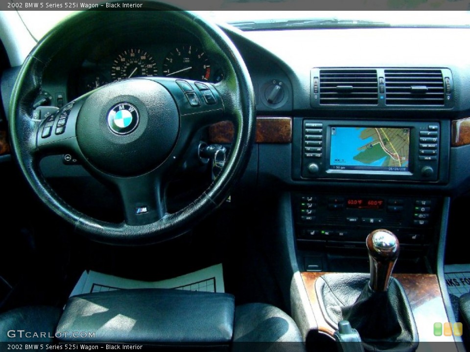 Black Interior Dashboard for the 2002 BMW 5 Series 525i Wagon #50747319
