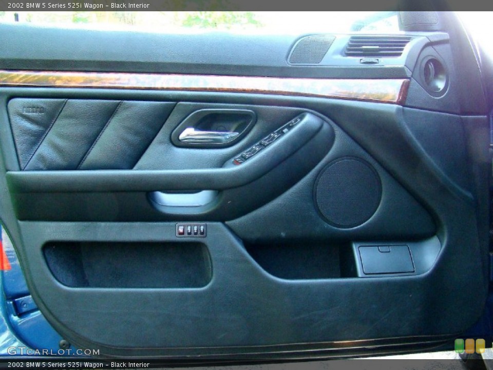 Black Interior Door Panel for the 2002 BMW 5 Series 525i Wagon #50747676