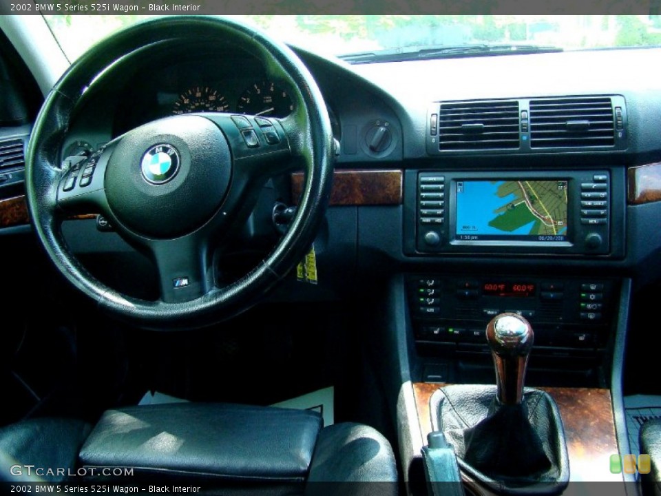 Black Interior Dashboard for the 2002 BMW 5 Series 525i Wagon #50748201
