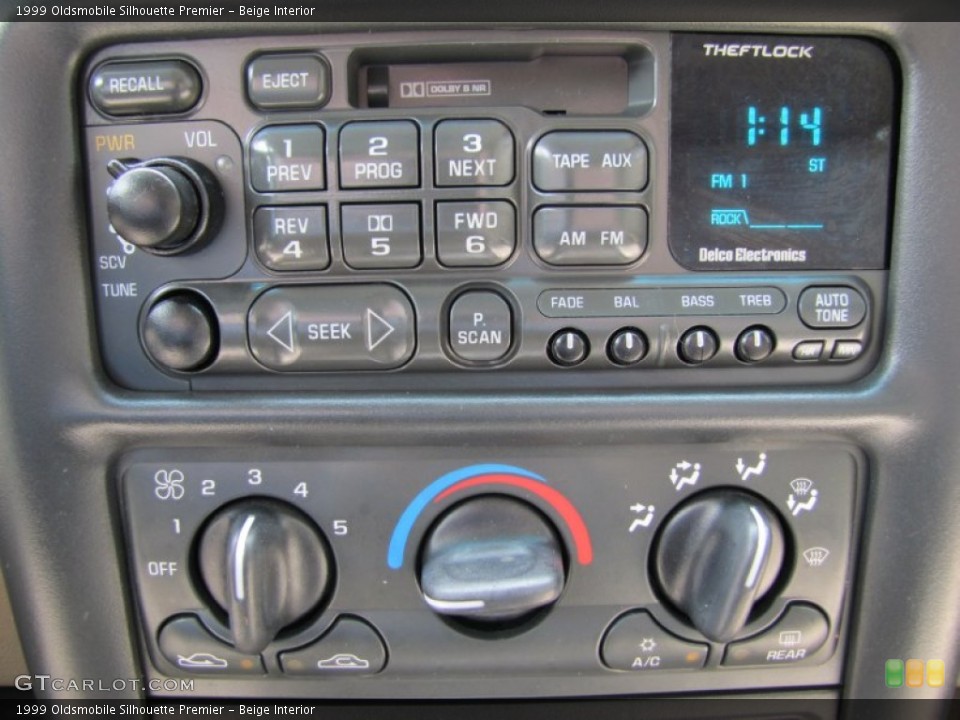 Beige Interior Controls for the 1999 Oldsmobile Silhouette Premier #50749971