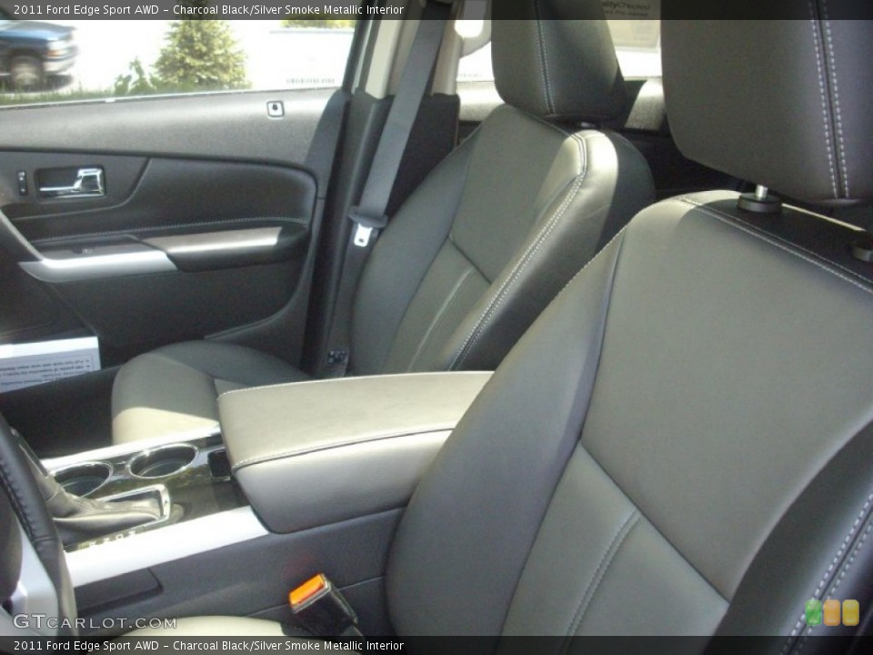 Charcoal Black/Silver Smoke Metallic Interior Photo for the 2011 Ford Edge Sport AWD #50750211
