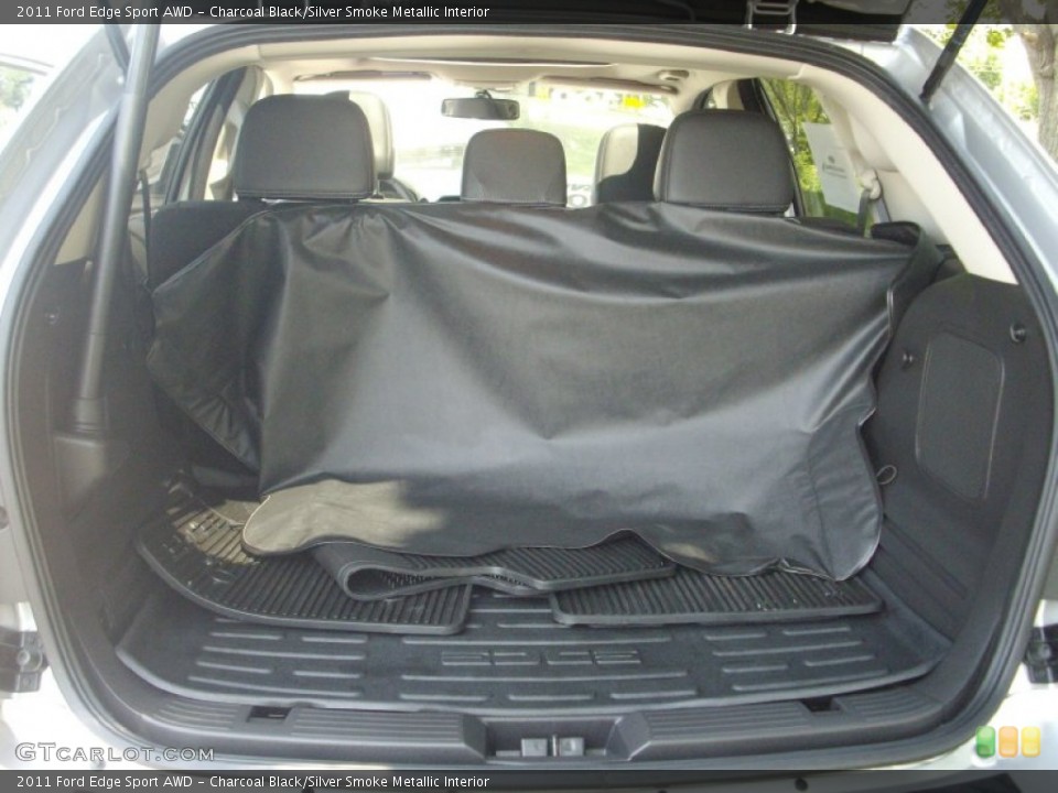 Charcoal Black/Silver Smoke Metallic Interior Trunk for the 2011 Ford Edge Sport AWD #50750238