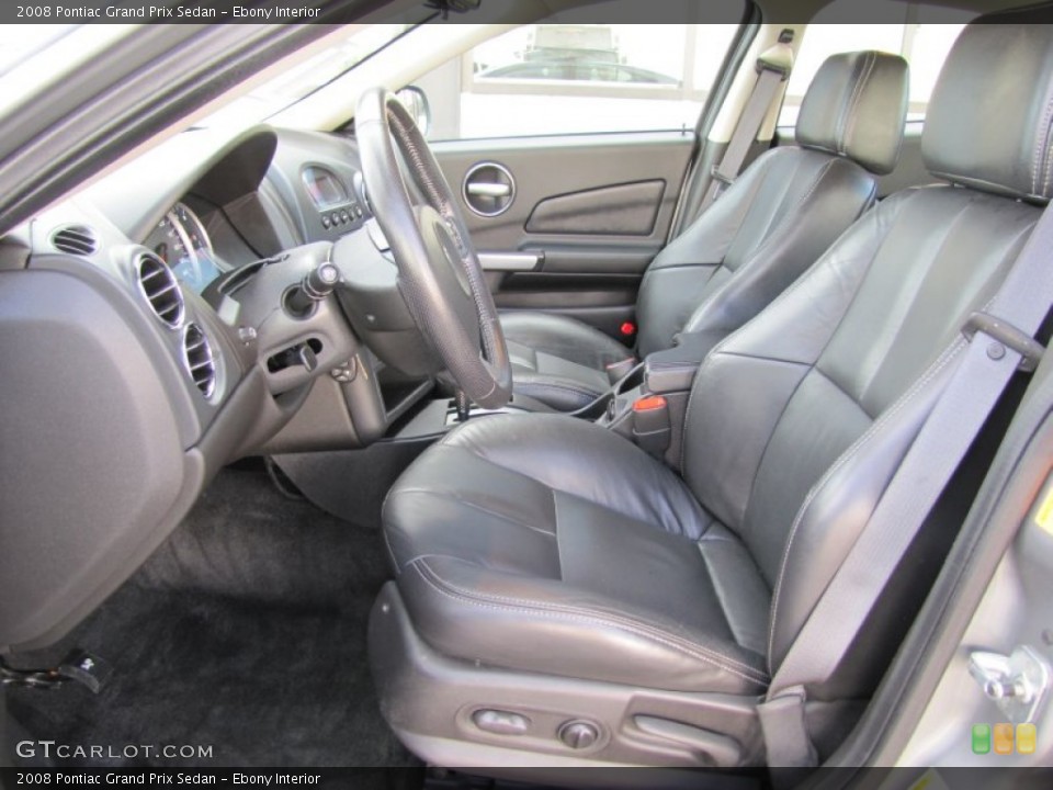 Ebony Interior Photo for the 2008 Pontiac Grand Prix Sedan #50751279