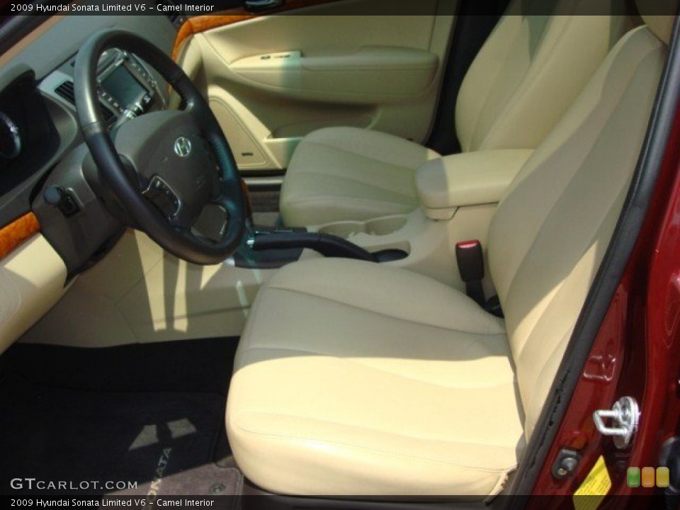 Camel Interior Photo for the 2009 Hyundai Sonata Limited V6 #50751690