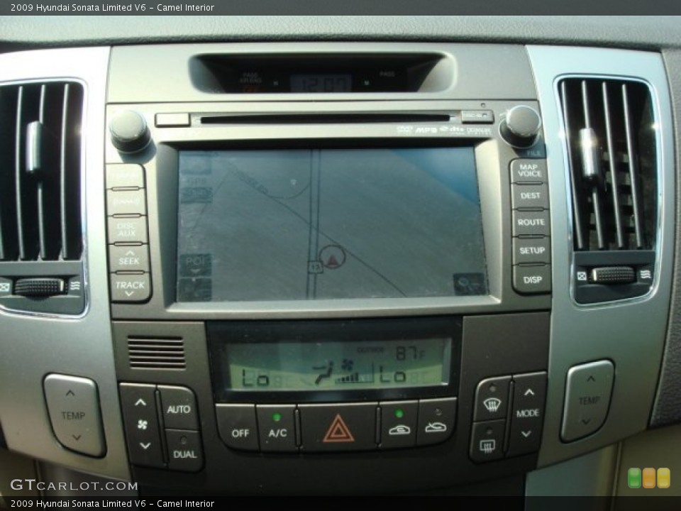 Camel Interior Navigation for the 2009 Hyundai Sonata Limited V6 #50751780